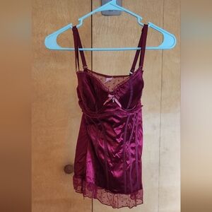 Maroon Corset Cami